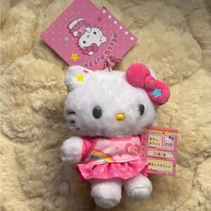 Hello Kitty Plush Toy - Pink and White